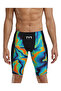 Tyr Men's Racing Swimsuit Shockwave Jammer Red Orange Green