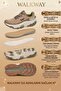 Beige Mesh Lightweight Flexible Memory Sole Unisex Sports Shoes Flystep g - 5