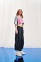 Gray Super Crop T-Shirt 17361 - 3