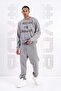 Gray Melange Trousers Gabriel