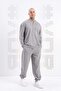 Gray Melange Trousers Raino