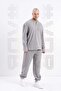 Gray Melange Trousers Raino - 3