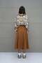 Beige Asymmetrical Cut Oversize Shirt 18091 - 5