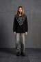Black Hooded Sweatshirt 18023 - 3