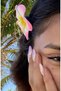 Tropical Pink Plumeria Flower Hair Clip (Set of Two) - 2