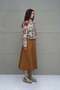 Beige Asymmetrical Cut Oversize Shirt 18091 - 4