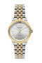 Milano Women's Silver Gold Metal Cord White Dial Wristwatch 2 Years Warranty - 2