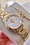 Women's Watch Gold Steel Original 3Atm Waterproof Guaranteed Invoice Bracelet Gift - 4