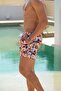 Quick-Drying Patterned Men's Swim Shorts with Pockets-26123 - 2