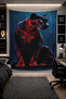 Modern Pattern Fabric Wall Covering Aesthetic Bedroom Decor Washable Quality Easy to Install Stylish