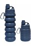 Silicone Collapsible Water Bottles, 500ml Portable Foldable Expandable Water Bottle Sports Cup