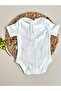 Kite Embroidered Short Sleeve Snap Fastener Baby Bodysuit - 4