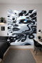 Modern Pattern Fabric Wall Covering Aesthetic Bedroom Decor Washable Quality Easy to Install Stylish - 2