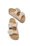 Selene Aria Women's Double Buckle Slippers 0012707 Beige - 3