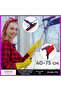 حصان تنظيف النوافذ التلسكوبي مع رأس قابل للدوران وسحب - 3