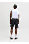 Men Black Pintuck Detail Sweat Shorts - 13