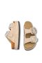 Selene Aria Women's Double Buckle Slippers 0012707 Beige - 5