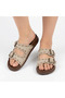 Double Buckle Studded Orthopedic Daily Women's Slippers - 3