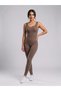 Seamless (No-Seam) Pilates/Yoga/Daily Sports Jumpsuit (Mink)