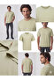 J&J Men's Std Logo Printed T-Shirt Celadon Tint Green - 6