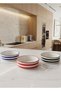 Modern Rhythm Series 3 Colors Set of 3 Serving Presentation Bowls Ceramic 14 cm Presentation Bowls - 6