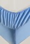 Lisa Elastic Fitted Blue Color Single Padded Sheet Set - 2