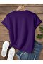 Women's Oversize Basic T-Shirt 100% Cotton Loose Comfortable Fit Crew Neck Casual - 4