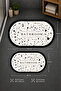 Digital Printing Modern Patterned Modern Bathroom Rug Double Bath Mat (40Cmx60Cm) and (60Cmx100Cm) - 2