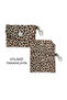 Leopard Patterned Keychain Card Holder Wallet – Stylish & Practical Mini Wallet 11 X 8 cm - 4