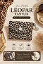 Leopard Patterned Keychain Card Holder Wallet – Stylish & Practical Mini Wallet 11 X 8 cm