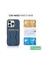 Leather Case with Card Holder and Stand Compatible with iPhone 16 (6.1 Inch) - 4