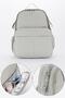 Luxury Gray Large Size 1St Class Thermal Multi-Pocket Mother Baby Care Bag - 3