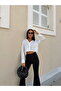Women's Crop Satin Shirt
