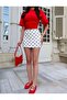 تنورة صغيرة بنمط البولكا دوت - 3