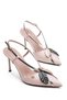 High-Heeled Shoes Classic High-Heeled Shoes Slingback Shoes Patent Leather High-Heeled Shoes - 2