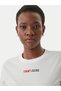 Women's T-Shirt with White Logo - 4