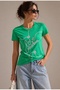 Slim Fit Cotton Typography Printed Cotton T-Shirt
