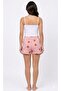 Fi̇ti̇lli̇ Shorts Single Jersey Top Basic Pajama Set - 3