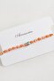 Gldisptm Nazar Crystal Macrame Rope Bracelet 6 mm (14355) - Orange - 3