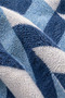 Set of 2 100% Cotton Hand & Face Towels |   50X70 cm |   Geometric Patterned Towel Set - 6
