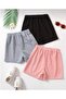 Girls' Heart Printed 3-Piece Shorts Set - 2