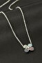 Gldisptm Daisy Zircon Stone Necklace - (12116) Silver Color - 2