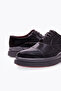 Bellagio Black Patent Leather 100% Genuine Leather Men's Classic Shoes - 5