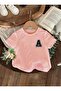Girls' Printed T-Shirt and Spanish Pants Set - 2