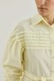 Ribbed Detailed Shirt Dress Yellow - 6