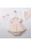 Belinda 4-Piece Baby Girl Set with Bow Detail on the Back and Lace - 2