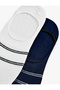 Cotton Striped 2-Piece Sports Socks Set - 3