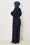 Linen Suit with Belted Trousers 46394 - 5