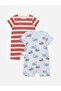 Lcw Baby Printed Baby Boy Jumpsuit 2-Pack