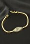 Gldisptm Eye Zircon Stone Children's Bracelet 16 cm - (83910) Silver Color